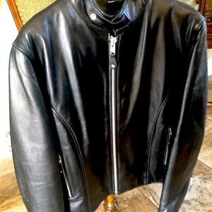 Riding leather jacket size 44